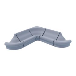 Garinės pirties gultas V-1 