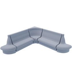 Garinės pirties gultas V-2 