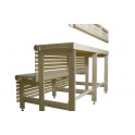 Standartinis pirties gultų kompleksas, liepos mediena, ilgis 2910mm - 3 Standartinis pirties gultų kompleksas, liepos mediena, ilgis 2910mm - 3