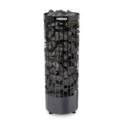 Elektrinė pirties krosnelė - HARVIA Cilindro Black Steel PC90E 9 kW