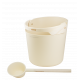 HARVIA Helmi pirties kibirėlio ir samčio rinkinys, Ivory