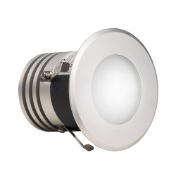 Harvia RGBW LED pirties šviestuvas, 5 W, 90 mm skersmens 