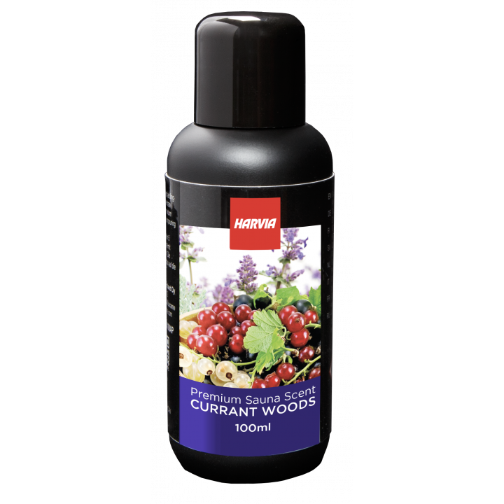HARVIA saunos kvapų koncentratas, eukaliptų, serbentų, levandų ir kedro mediena 100 ml