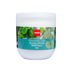 Šveičiamoji pirties druska HARVIA eukaliptas - mentolis 1 kg  Šveičiamoji pirties druska HARVIA eukaliptas - mentolis 1 kg
