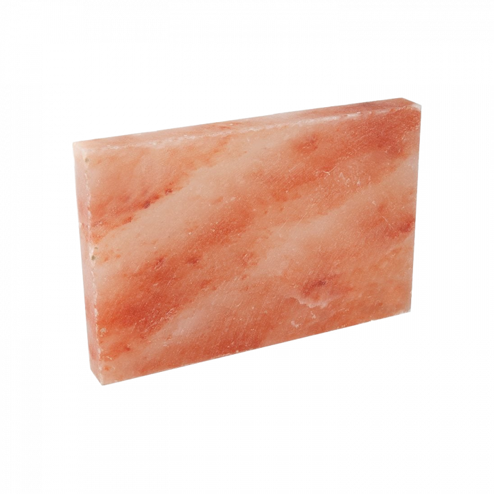 Himalajų druskos plyta lygiu paviršiumi 300 × 200 × 38 mm