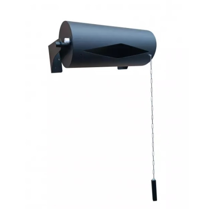 Horizontalus apsipylimo kibiras 25 l, nerūdijančio plieno, juodas