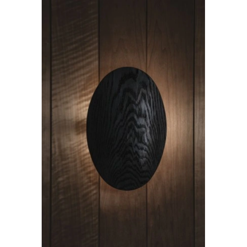 Saunos šviestuvas HUUM OVO, juodos spalvos