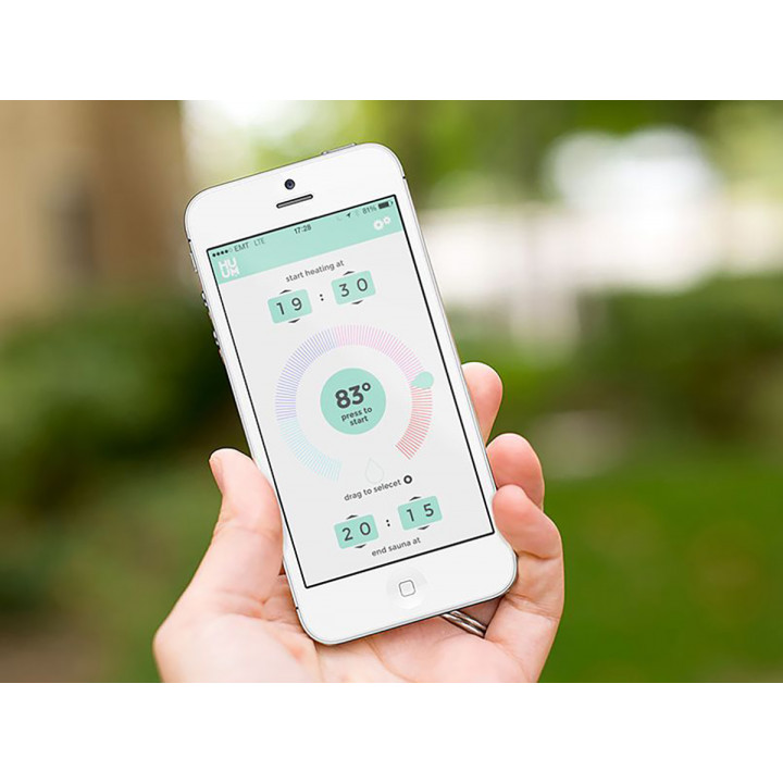 Elektrinės pirties krosnelės valdymo pultas - HUUM UKU 4.2 Wifi, juodas