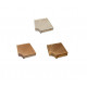 Kampinis gulto elementas moduliniams pirties gultams, 600x600 mm, Drebulė