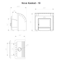 Malkinė pirties krosnelė - NOVA KASKAD 18 - 5