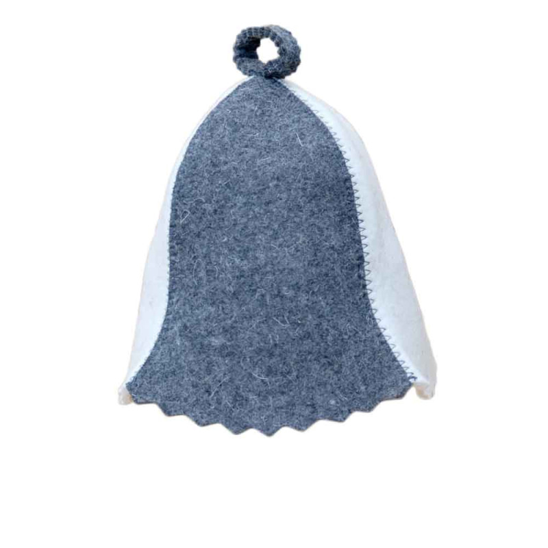 Pirties kepurė - balta, pilka