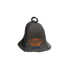 Pirties kepurė - KING, pilka  Pirties kepurė - KING, pilka