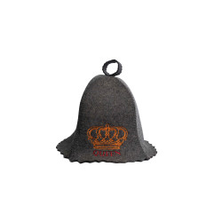 Pirties kepurė - QUEEN, pilka  Pirties kepurė - QUEEN, pilka