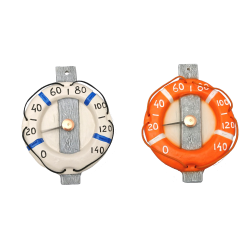 Keraminis pirties termometras - gelbėjimosi ratas 