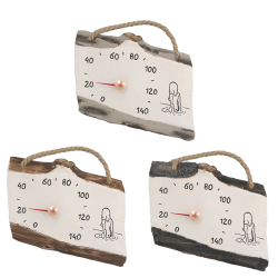 Keraminis pirties termometras - mergina vandenyje 