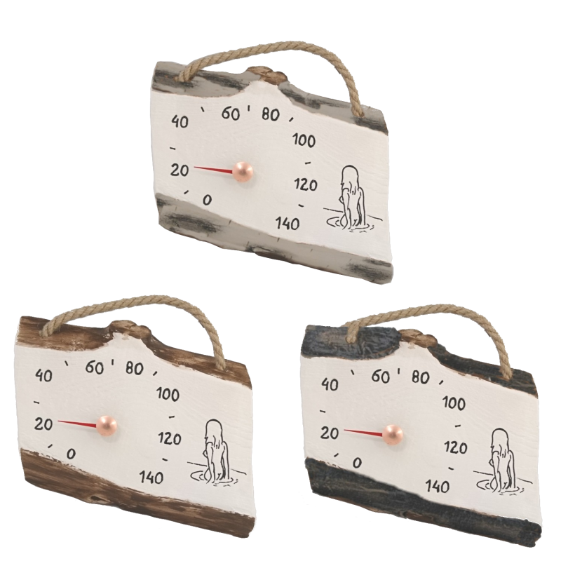 Keraminis pirties termometras - mergina vandenyje