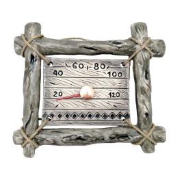 Keraminis pirties termometras - šakelių rėmelyje 