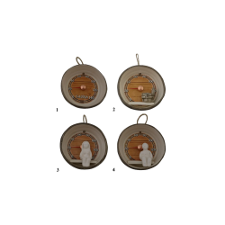 Keraminis pirties termometras - statinė 