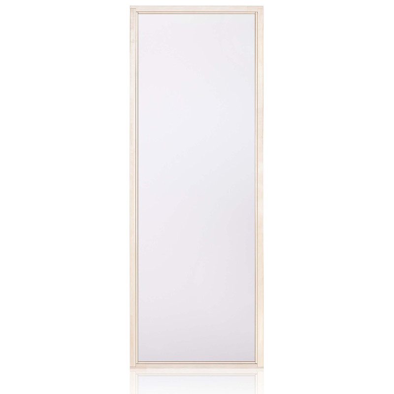 Pirties langas su mediniu rėmu