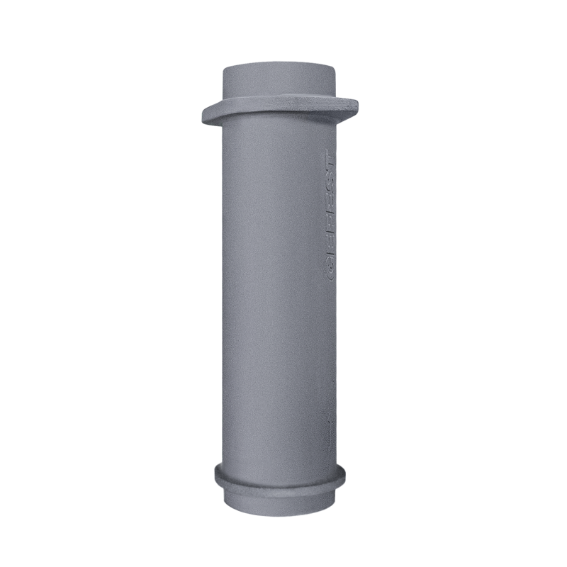 Apatinis ketaus kamino vamzdis GEFEST krosnelėms 115/500mm Apatinis ketaus kamino vamzdis GEFEST krosnelėms 115/500mm