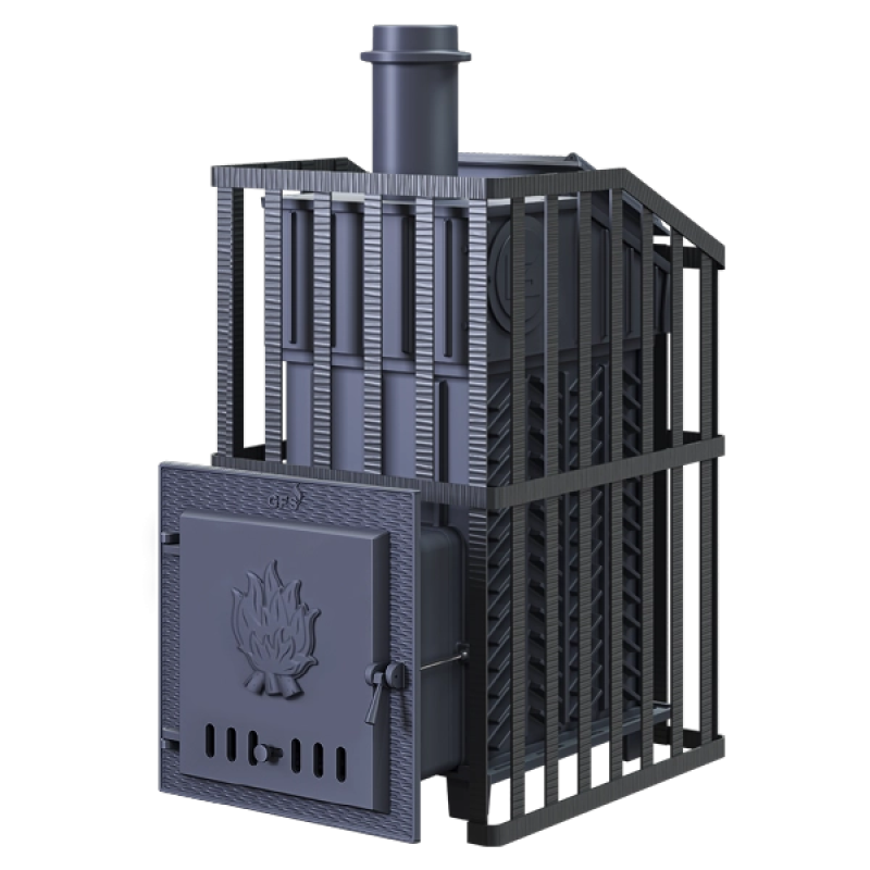 Malkinė pirties krosnelė GEFEST - GFS ZK Uragan 25 su grotelėmis