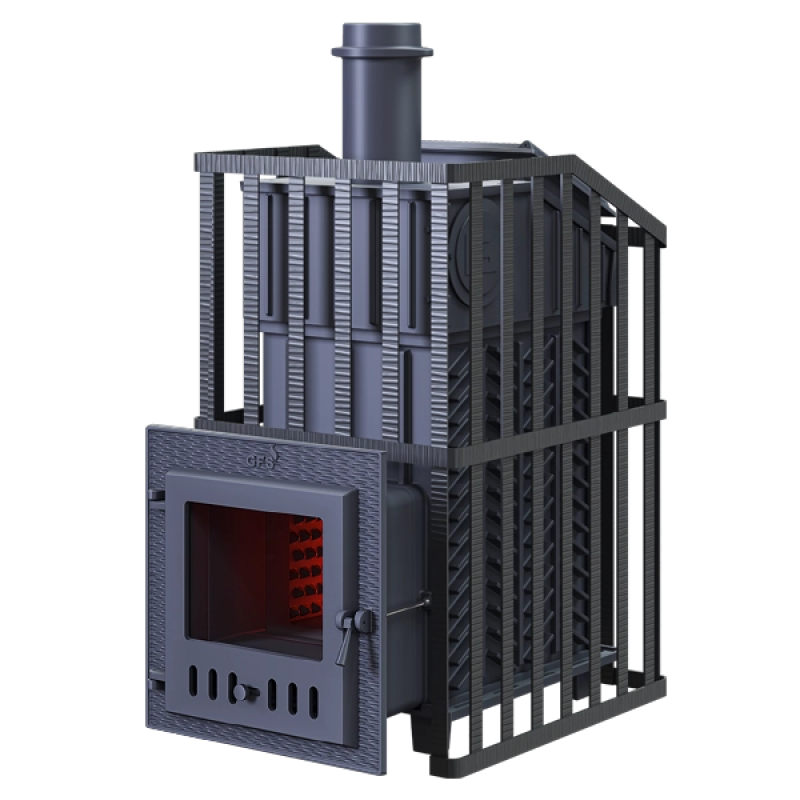 Malkinė pirties krosnelė GEFEST - GFS ZK Uragan 30 (M) su grotelėmis