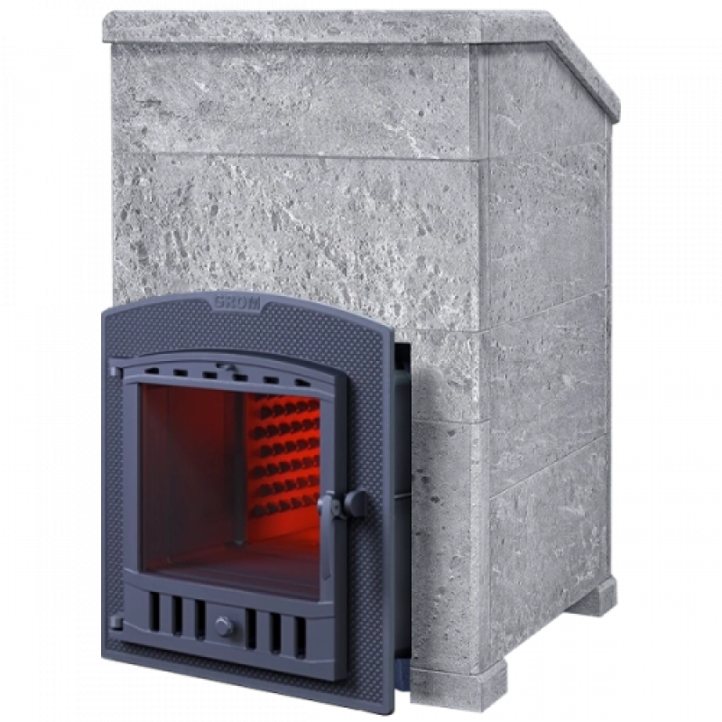 Malkinė pirties krosnelė - GEFEST GROM 30 (P2) Prezidentas 1020/60 Talkomagnezitas