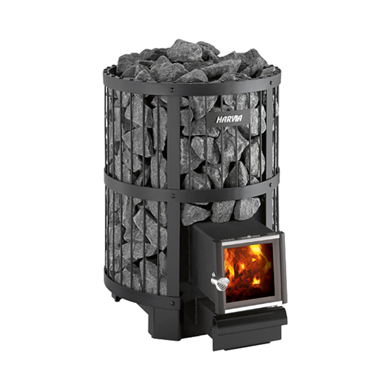 Malkinė pirties krosnelė - HARVIA Legend 240 SL BimSchV2, juoda