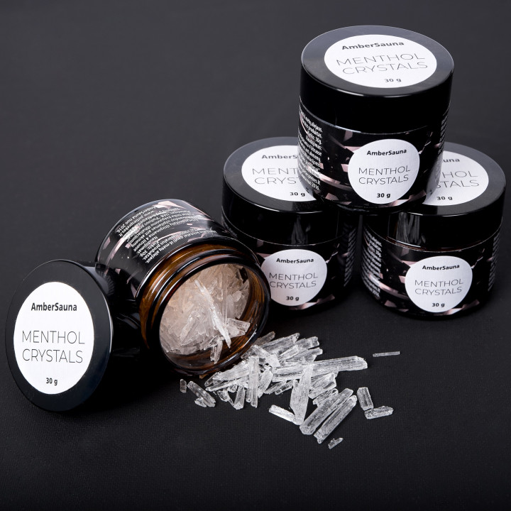 Mentolio kristalai pirčiai - 30 g.