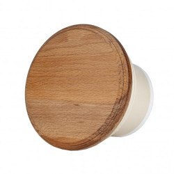 MM-S ventiliatorius pirčiai su atbuliniu vožtuvu ir apvalia medžio apdaila d/100 