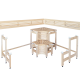 Modulinis pirties gultas su „Saulutėmis“ 2114 x 2406 mm