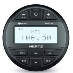 Muzikinis centras HMR 10D, be garsiakalbių, atsparus drėgmei, juodas 