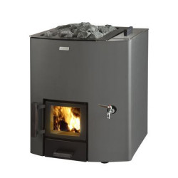 Malkinė pirties krosnelė - NARVI NC 20 VS su vandens baku  Malkinė pirties krosnelė - NARVI NC 20 VS su vandens baku