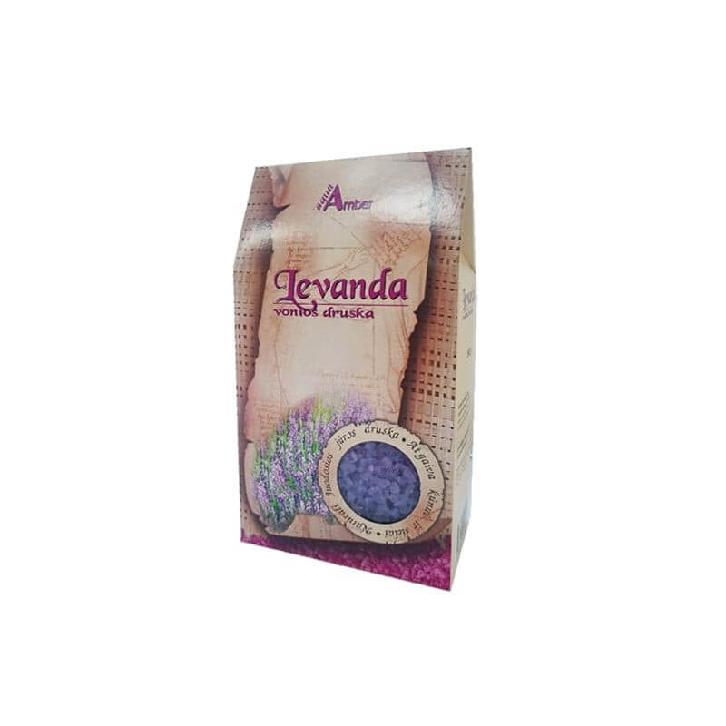 Natūrali vonios druska Aqua Amber - Levanda