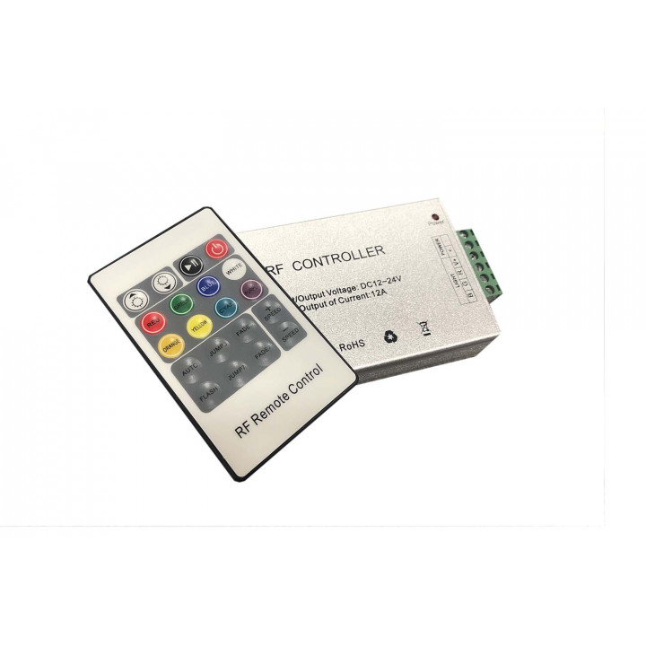 LED apšvietimo spalvų keitimo RF pultas