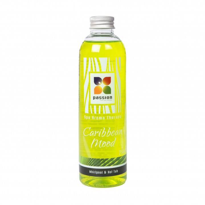 PASSION aromaterapinis kvapas hidromasažiniam baseinui ir kubilui, Karibų nuotaika 250 ml