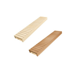Pirties gultas, Drebulė / juodalksnis, 400x1600-2400 mm  Pirties gultas, Drebulė / juodalksnis, 400x1600-2400 mm