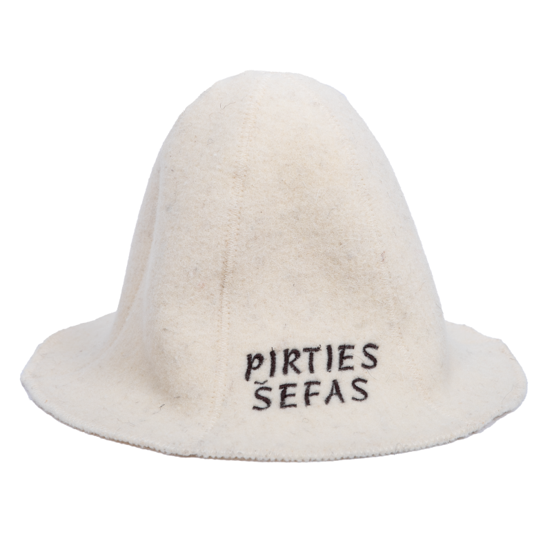 Pirties kepurė - PIRTIES ŠEFAS, balta