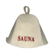 Pirties kepurė - Sauna, raudonu užrašu