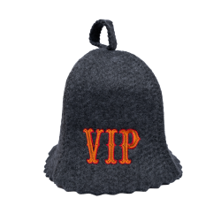 Pirties kepurė - VIP, pilka  Pirties kepurė - VIP, pilka