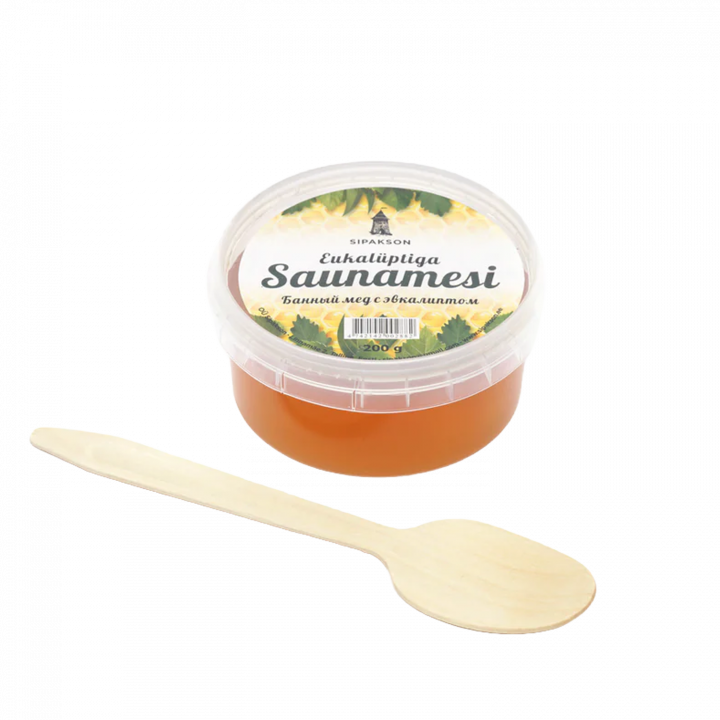Pirties medus su eukaliptų ekstraktu, 200g
