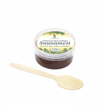 Pirties medus su kava ir levandų ekstraktu, 200g