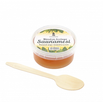 Pirties medus su mėtų ekstraktu ir druska, 200g