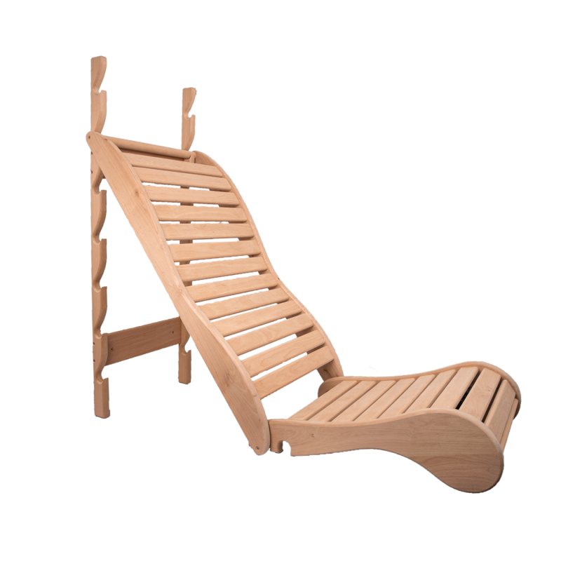 Relaksacinis pirties gultas, juodalksnis