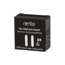 RENTO druskos muilas, arbatmedžio 50 g.  RENTO druskos muilas, arbatmedžio 50 g.