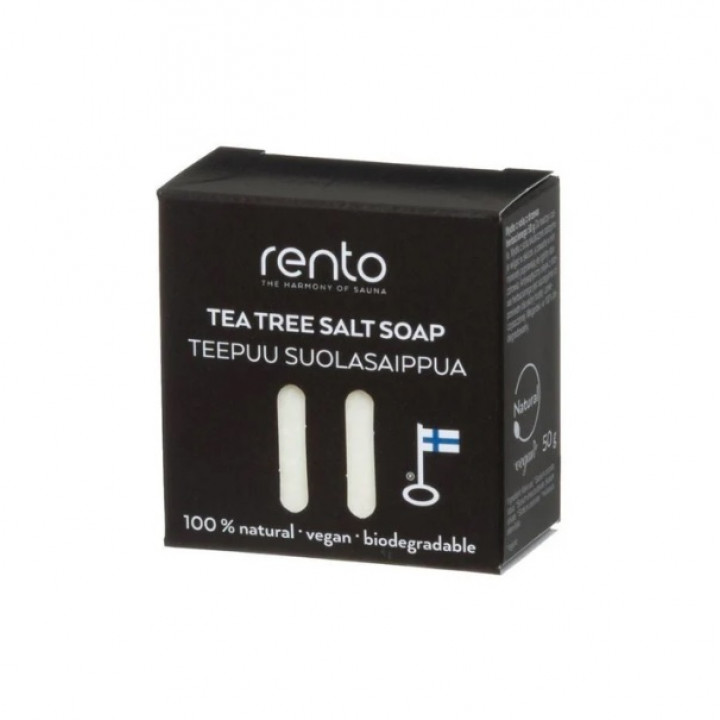 RENTO druskos muilas, arbatmedžio 50 g.