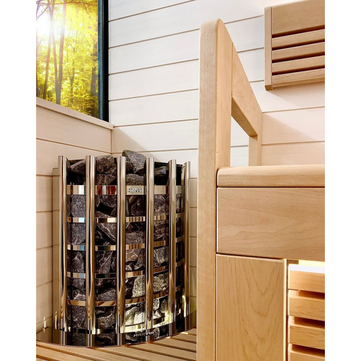 Elektrinė pirties krosnelė - HARVIA Glow Corner TRC70XE 6,8 kW