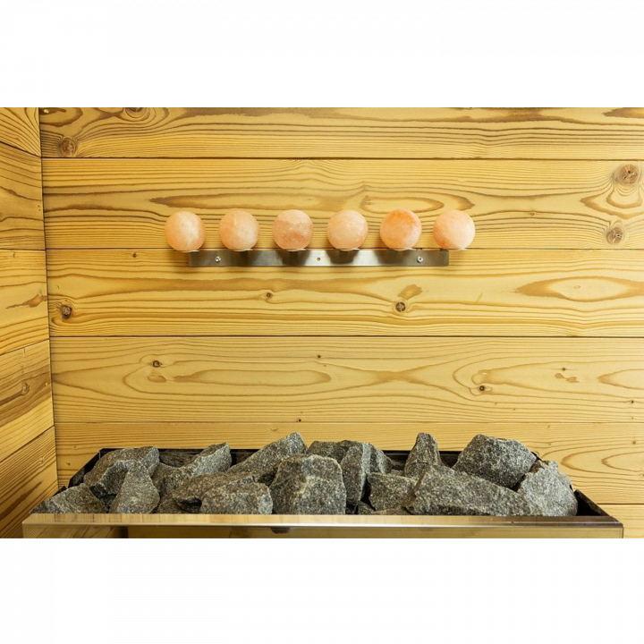 SAUFLEX himalajų druskos rutuliukai, su laikikliu, 6 vnt