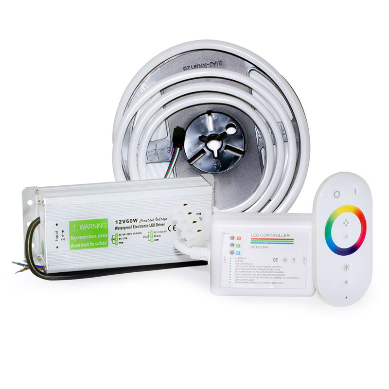 Sauflex LED RGB MILK rinkinys 12 W, 5 m Sauflex LED RGB MILK rinkinys 12 W, 5 m