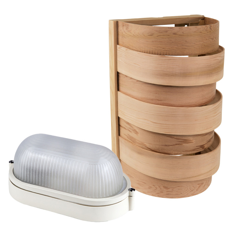 Sawo gaubto ir šviestuvo rinkinys 917-D, kedras